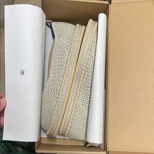 Rothy's Diamond Metallic Espadrille